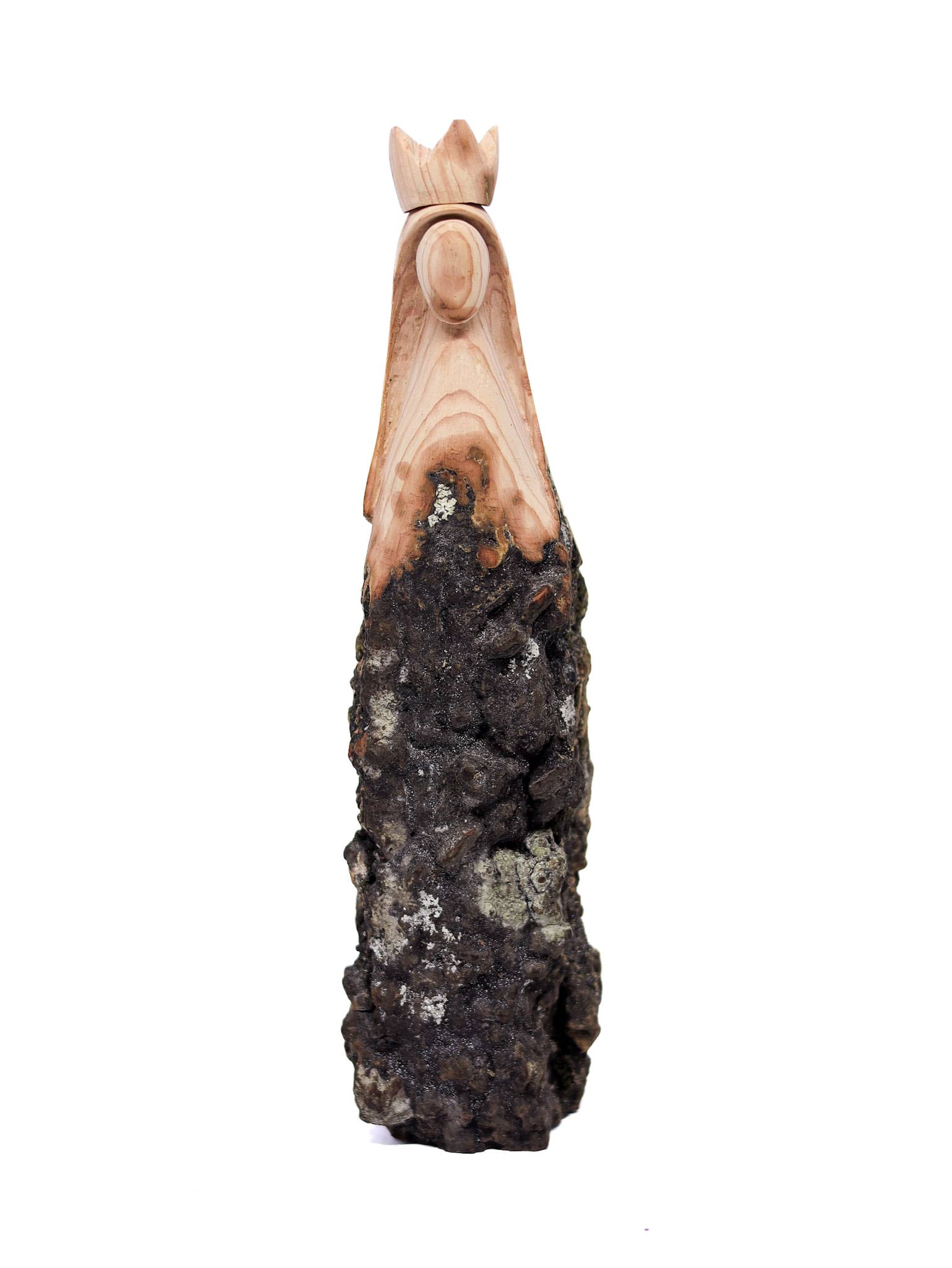 Escultura Santa Talhada na Madeira CMS P