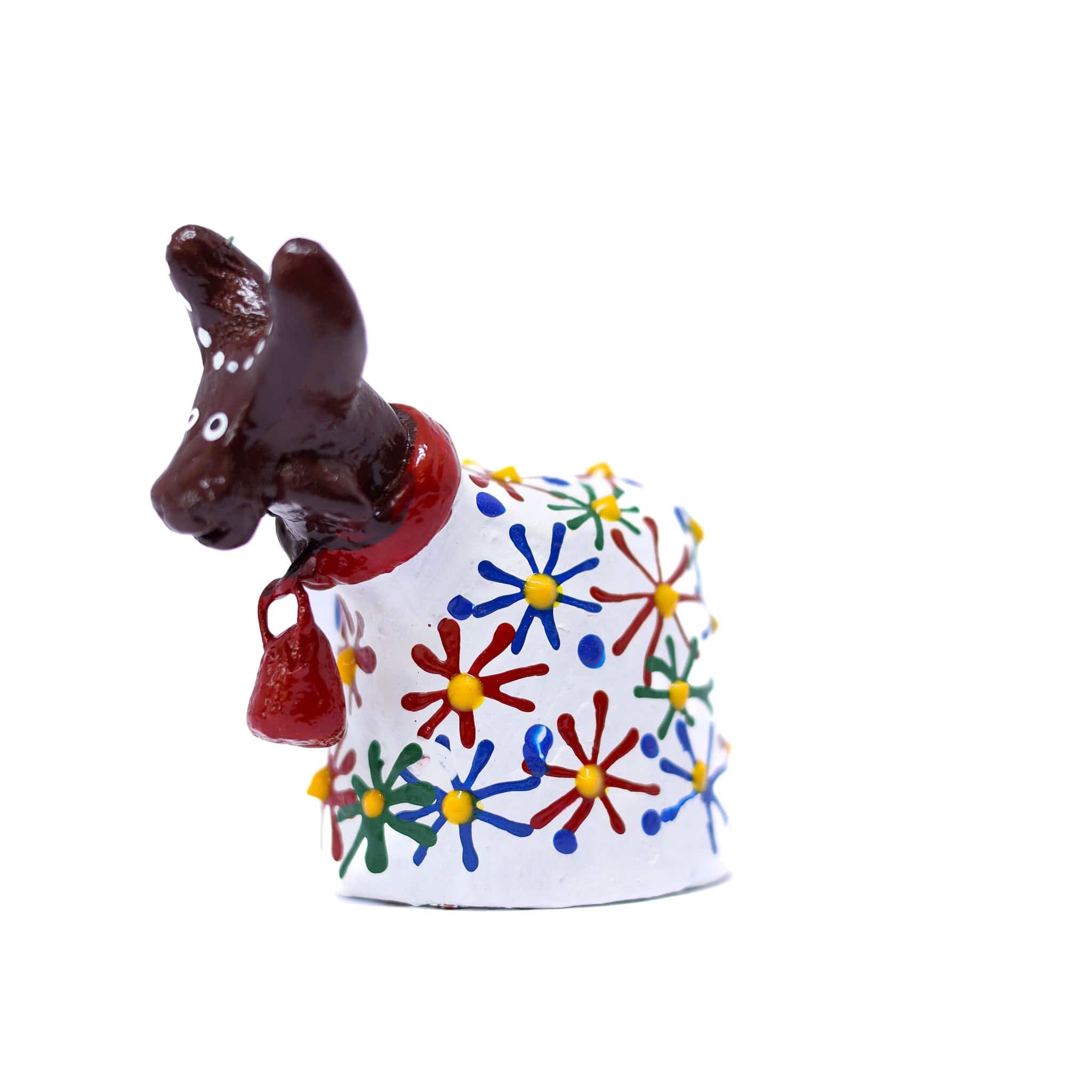 Escultura Bumbinha em Cerâmica Branco