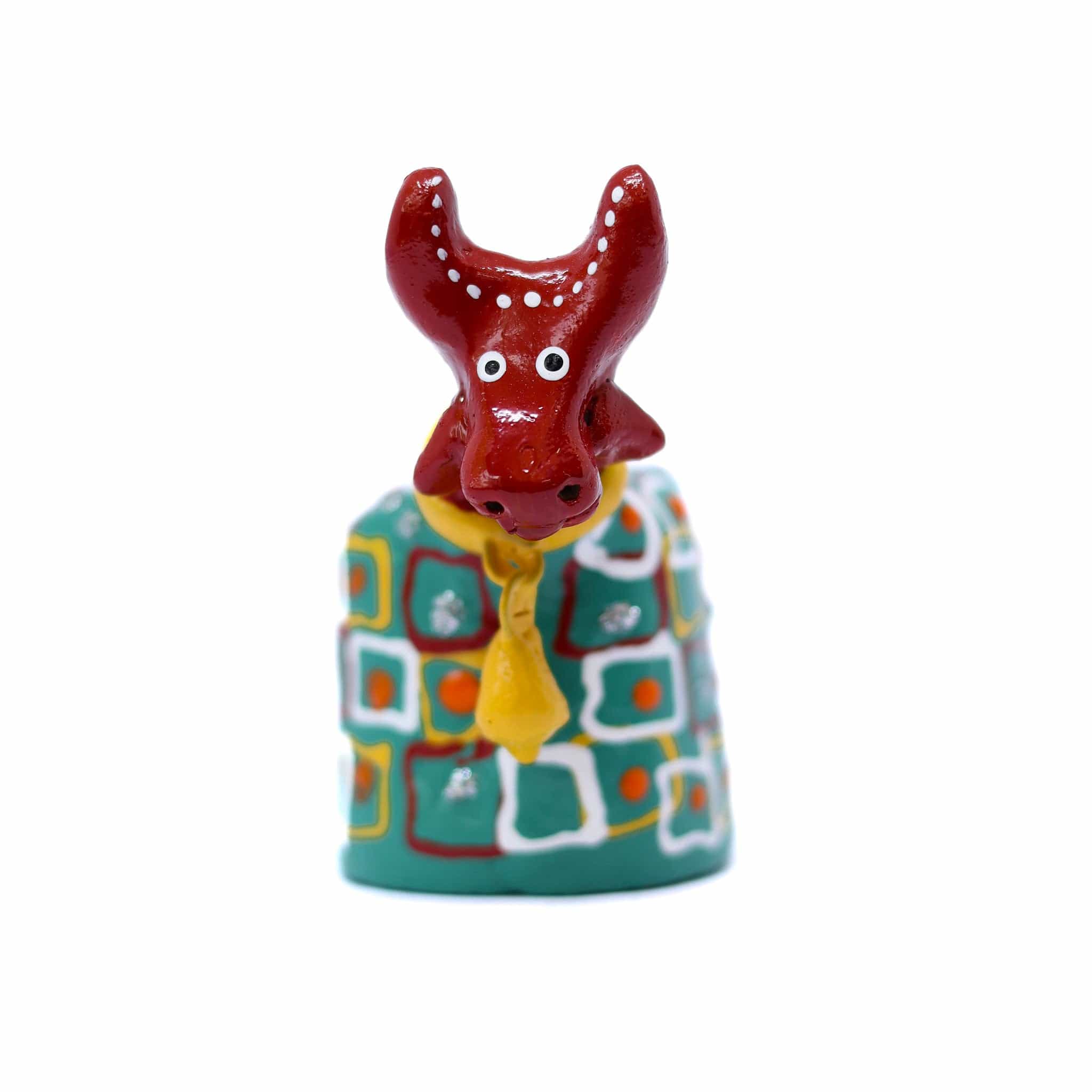 Escultura Bumbinha em Cerâmica Verde