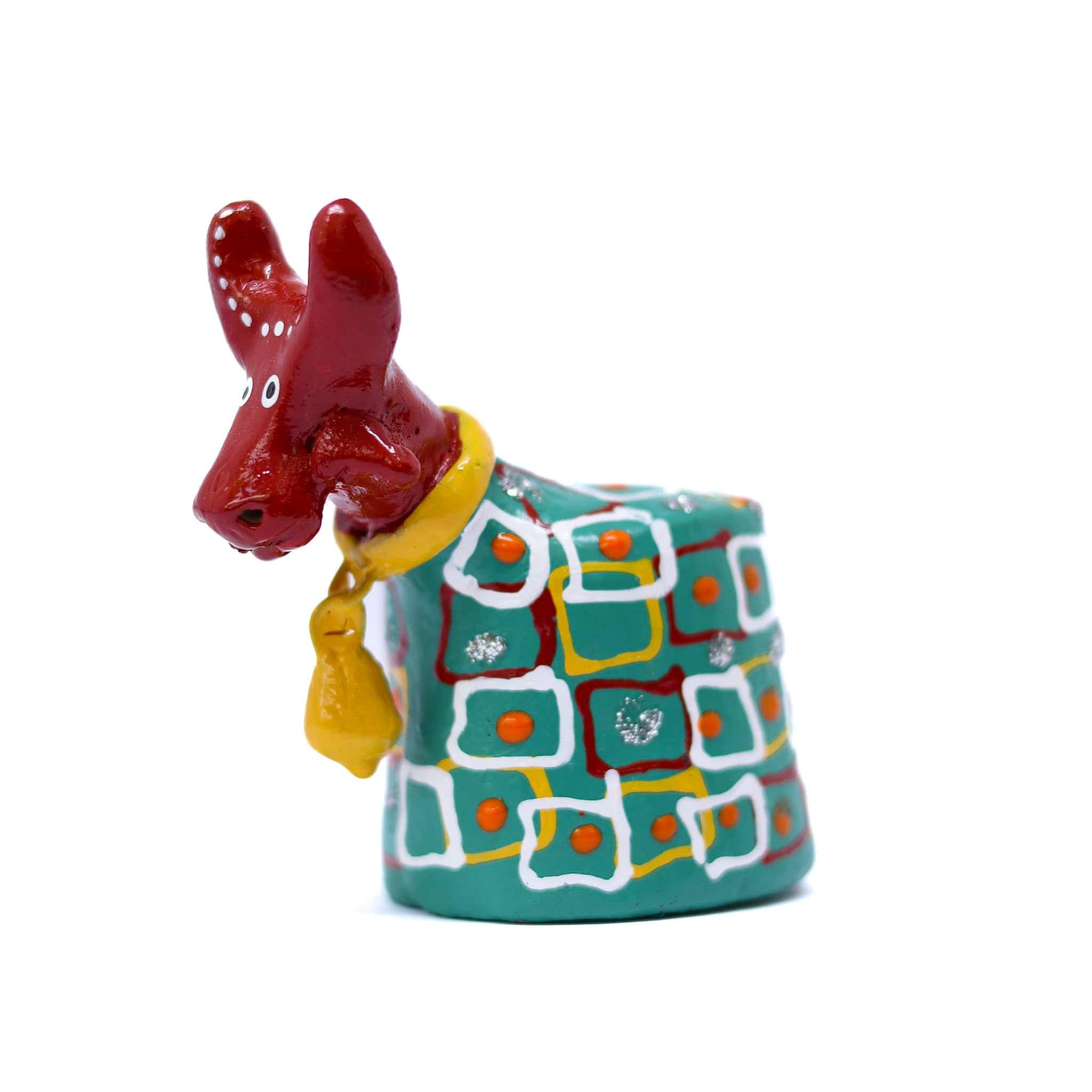 Escultura Bumbinha em Cerâmica Verde