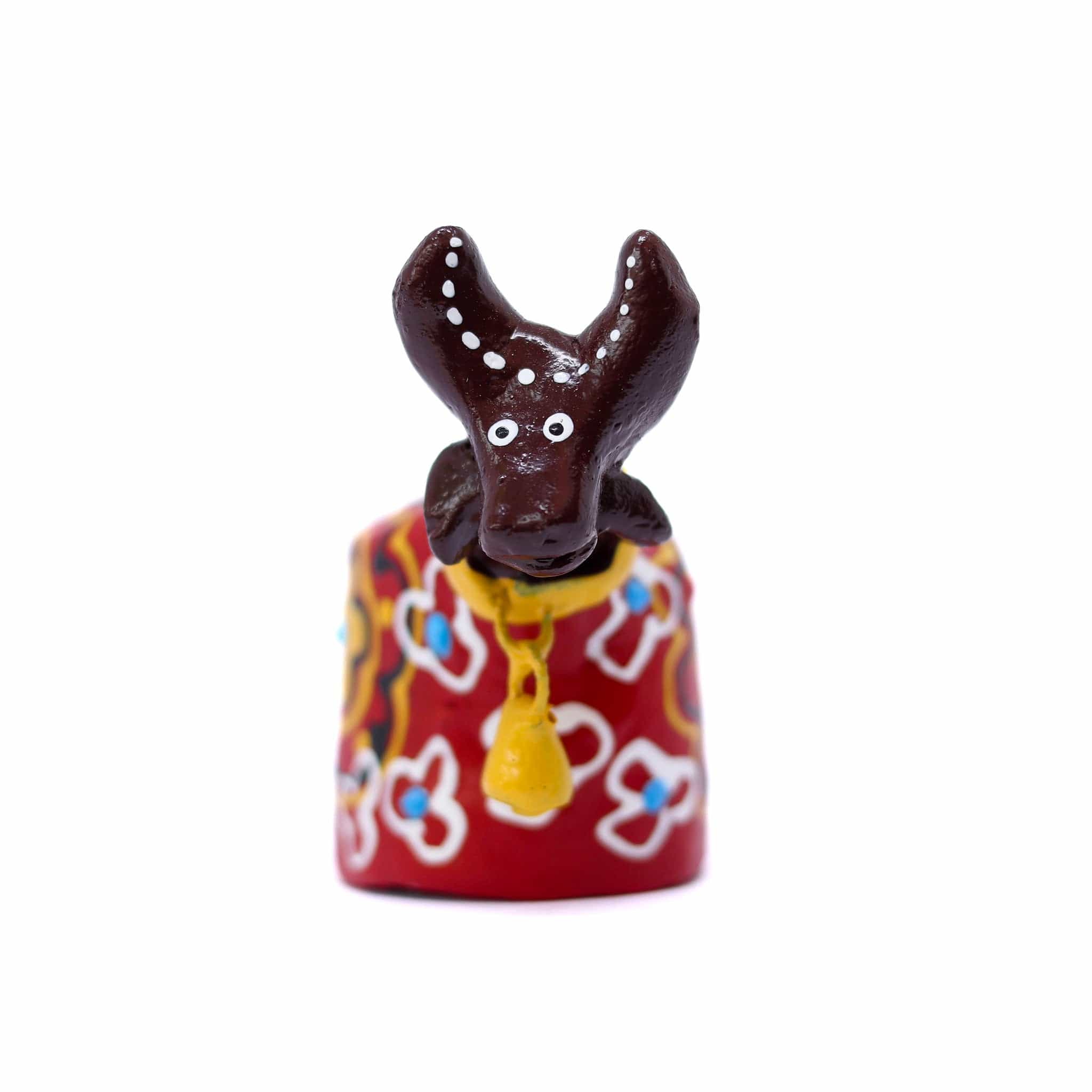 Escultura Bumbinha em Cerâmica Vermelho