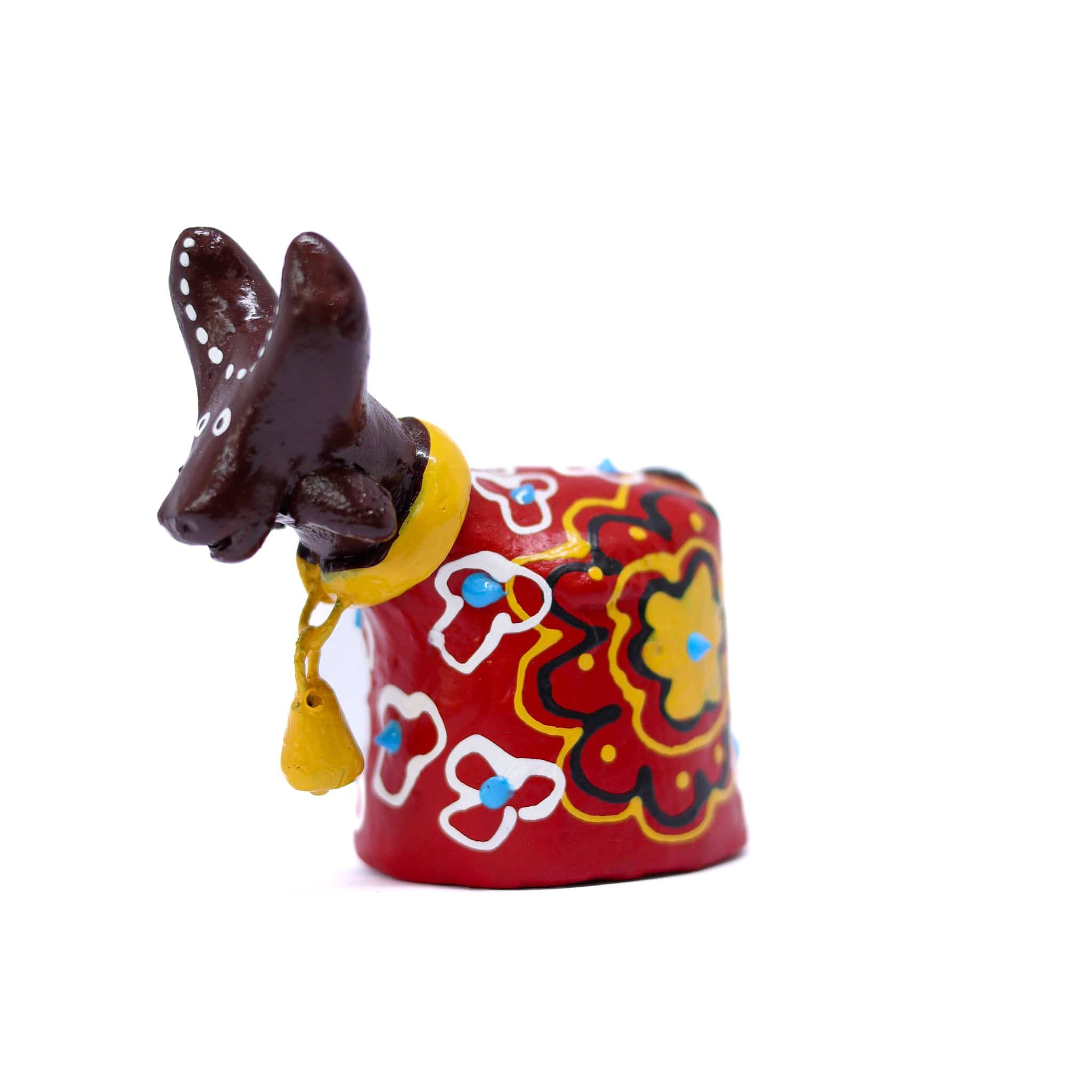 Escultura Bumbinha em Cerâmica Vermelho