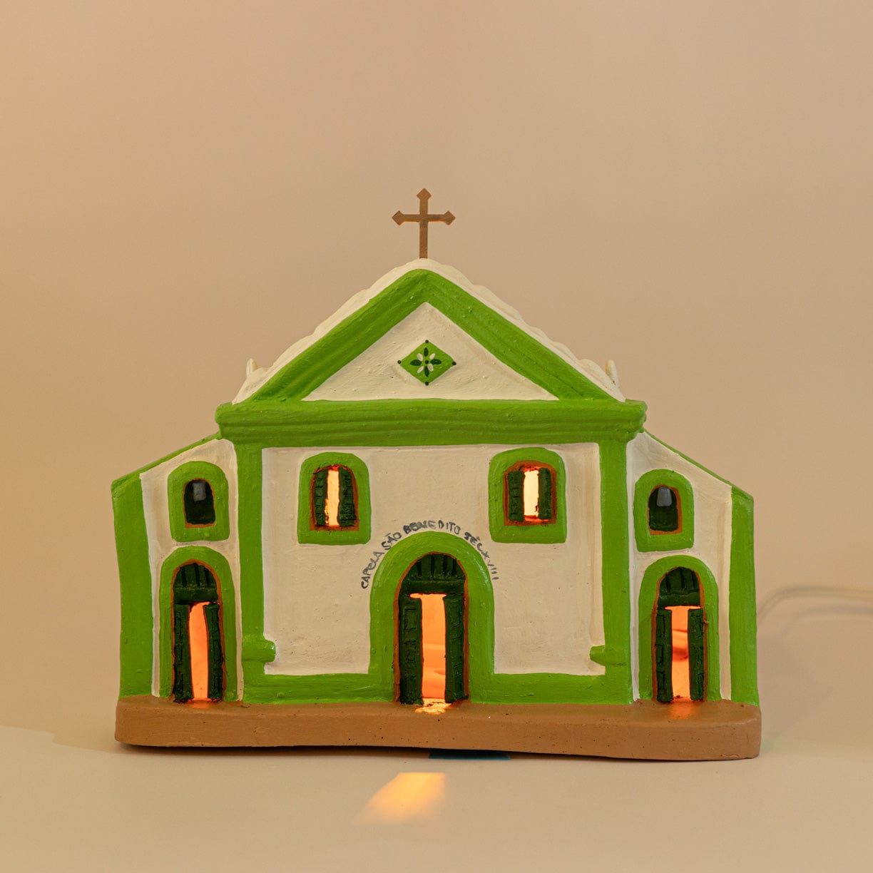 Luminária Artesanal - Igrejinha dos Carneiros