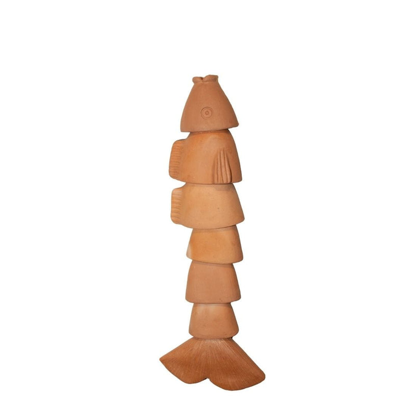 Escultura Peixe de Cerâmica