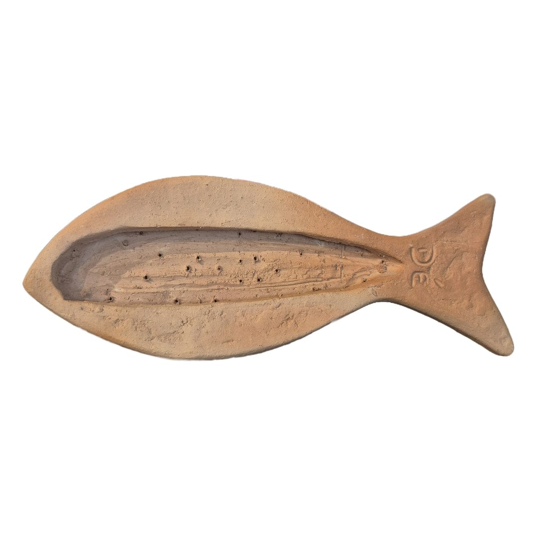 Escultura Peixe em Cerâmica