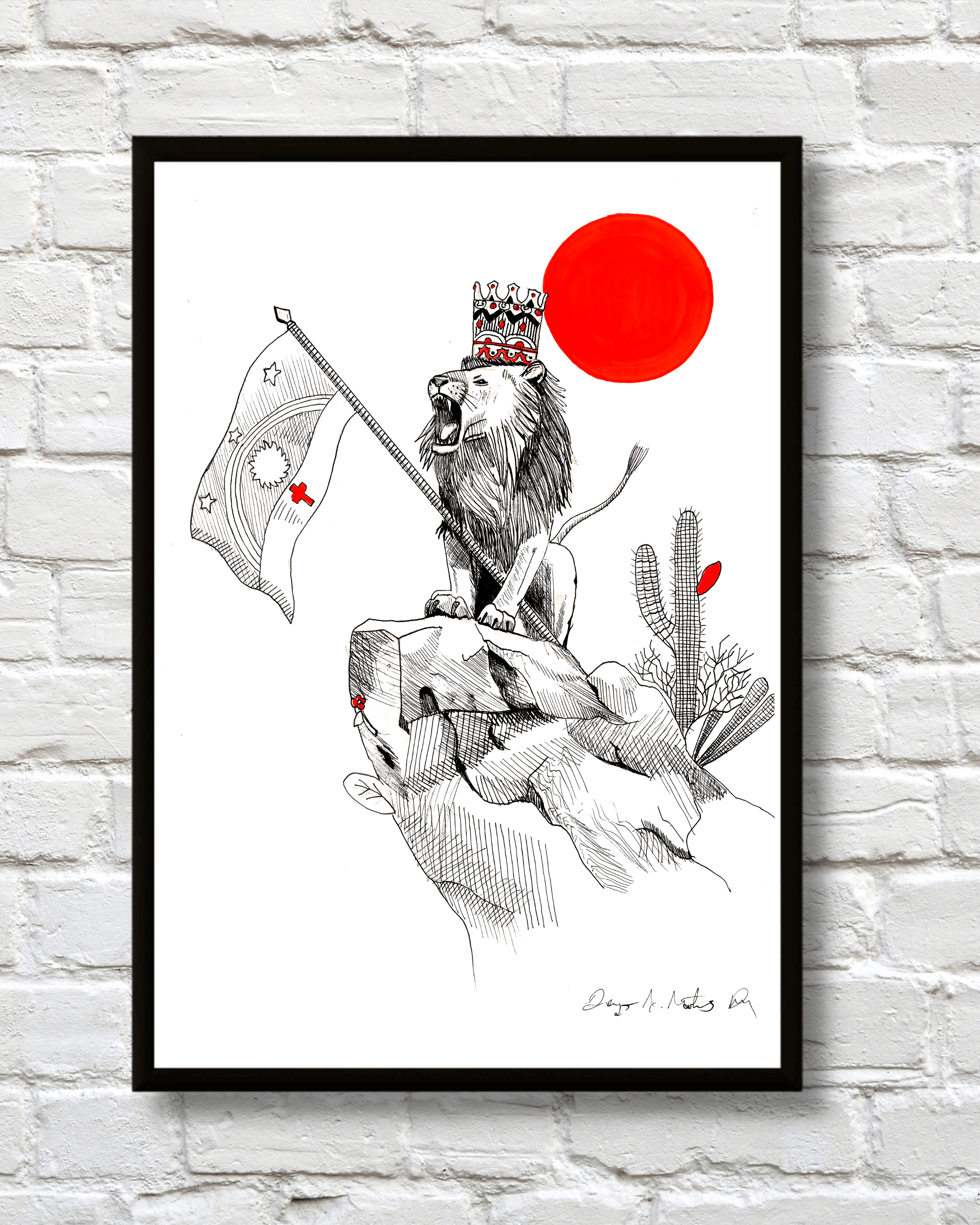 Print Leão do Norte