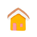 Escultura Casinha Miniatura Amarela