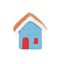 Escultura Casinha Miniatura Azul