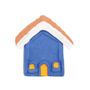 Escultura Casinha Miniatura Azul