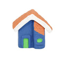 Escultura Casinha Miniatura Azul