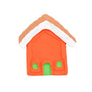 Escultura Casinha Miniatura Laranja