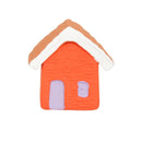 Escultura Casinha Miniatura Laranja