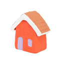 Escultura Casinha Miniatura Laranja