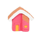 Escultura Casinha Miniatura Rosa