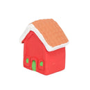 Escultura Casinha Miniatura Vermelha