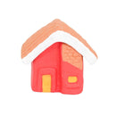 Escultura Casinha Miniatura Vermelha