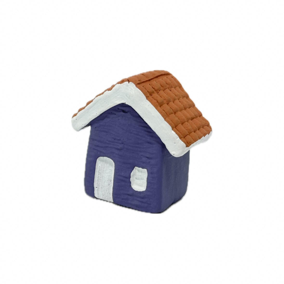 Escultura Miniatura Casinha Azul 01