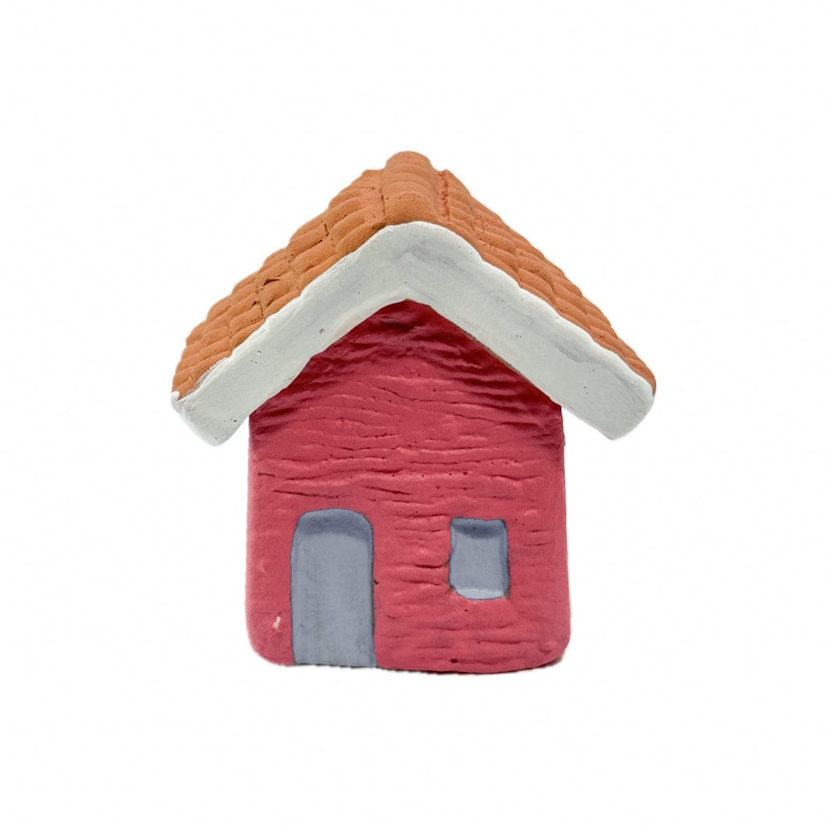 Escultura Miniatura Casinha Rosa 01