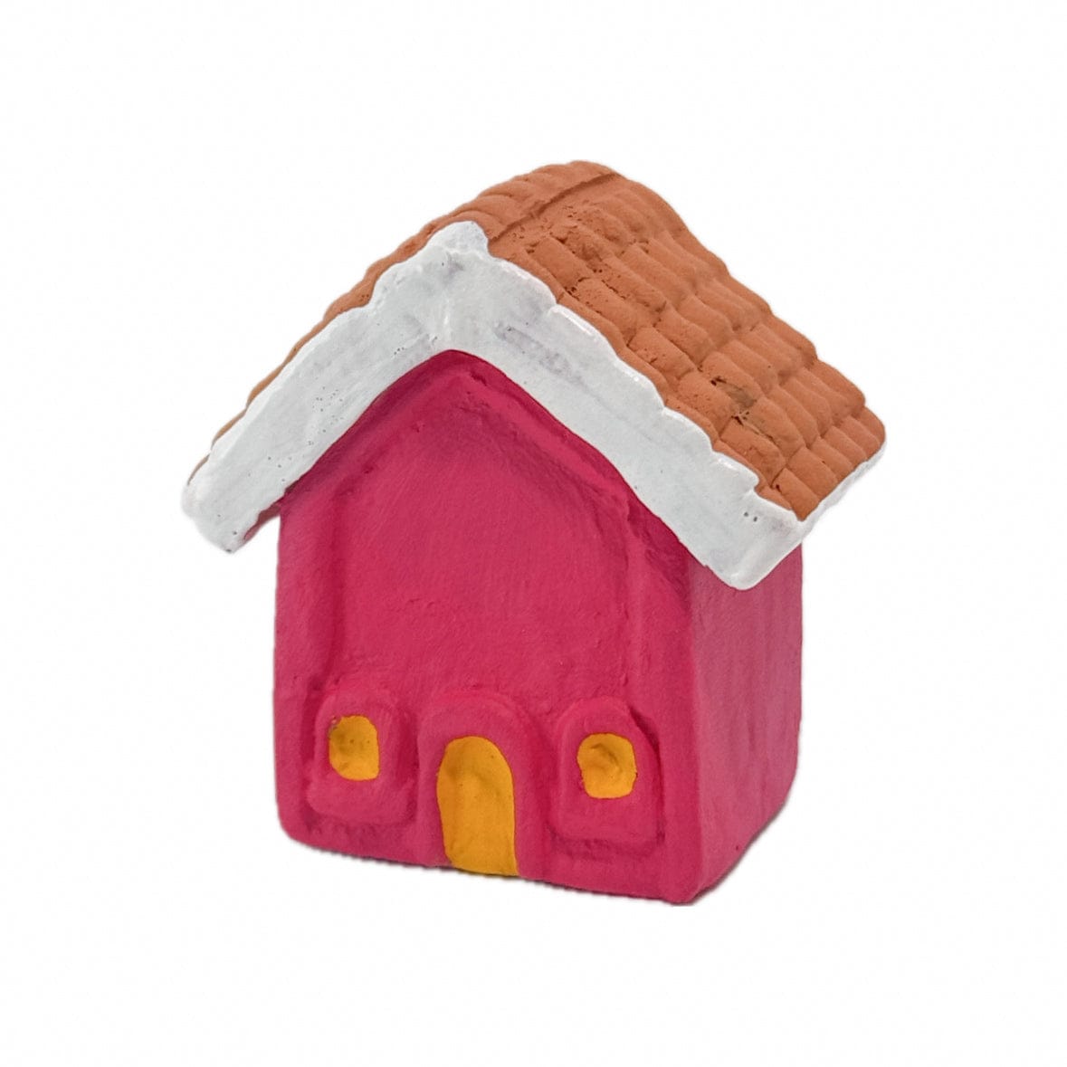 Escultura Miniatura Casinha Rosa 02