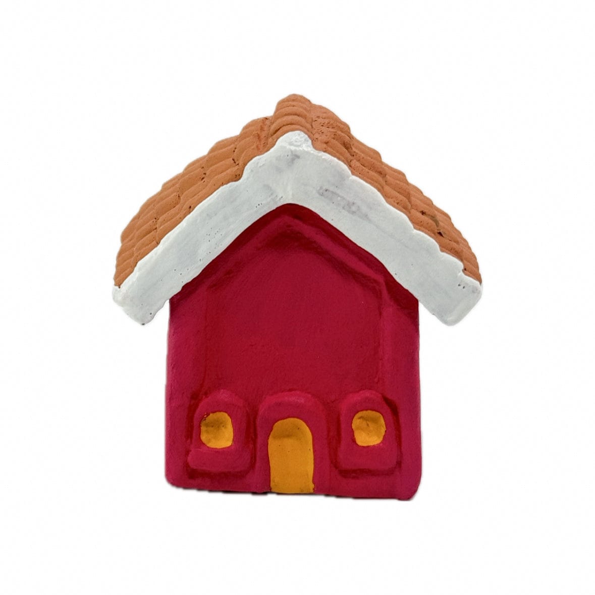 Escultura Miniatura Casinha Rosa 02