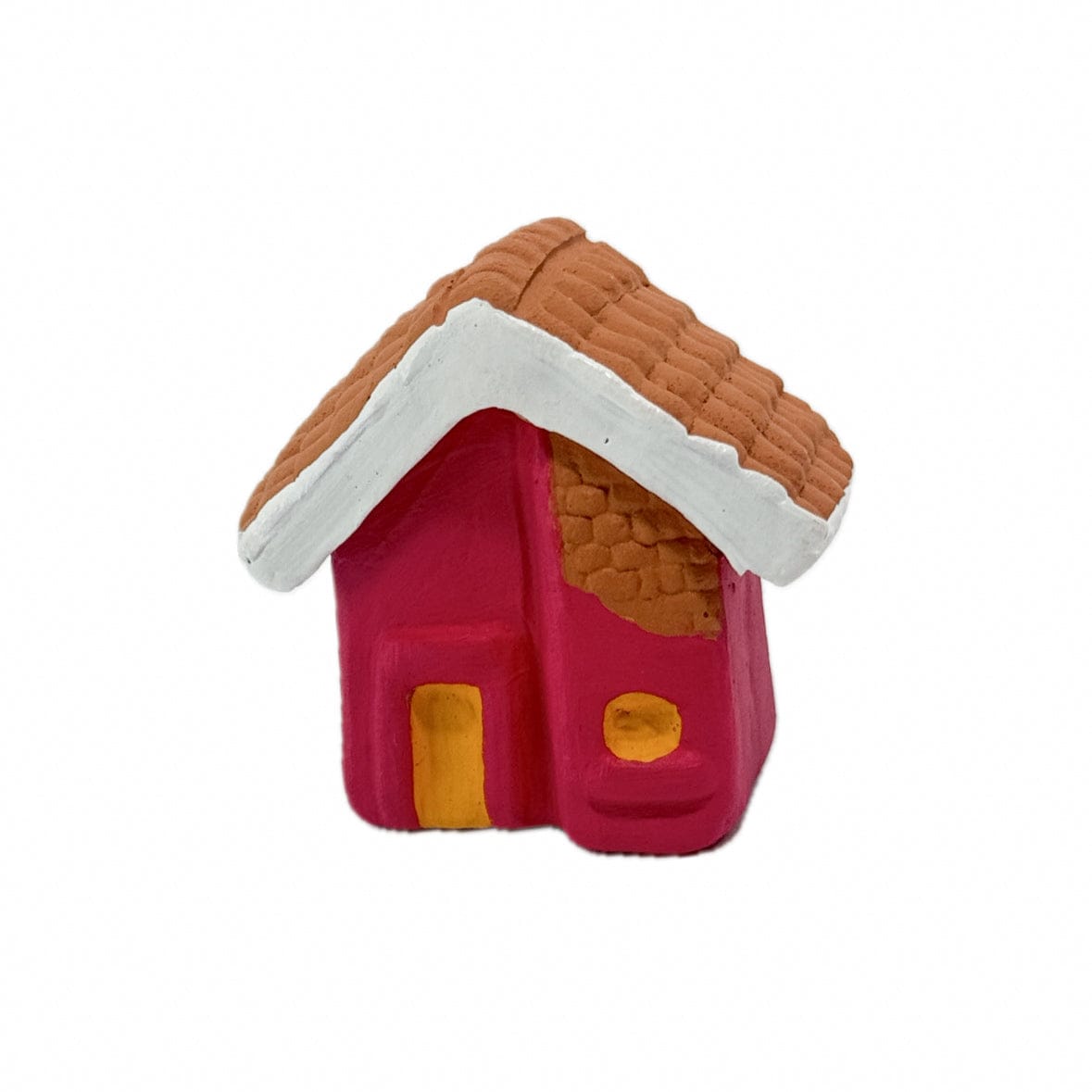 Escultura Miniatura Casinha Rosa 03