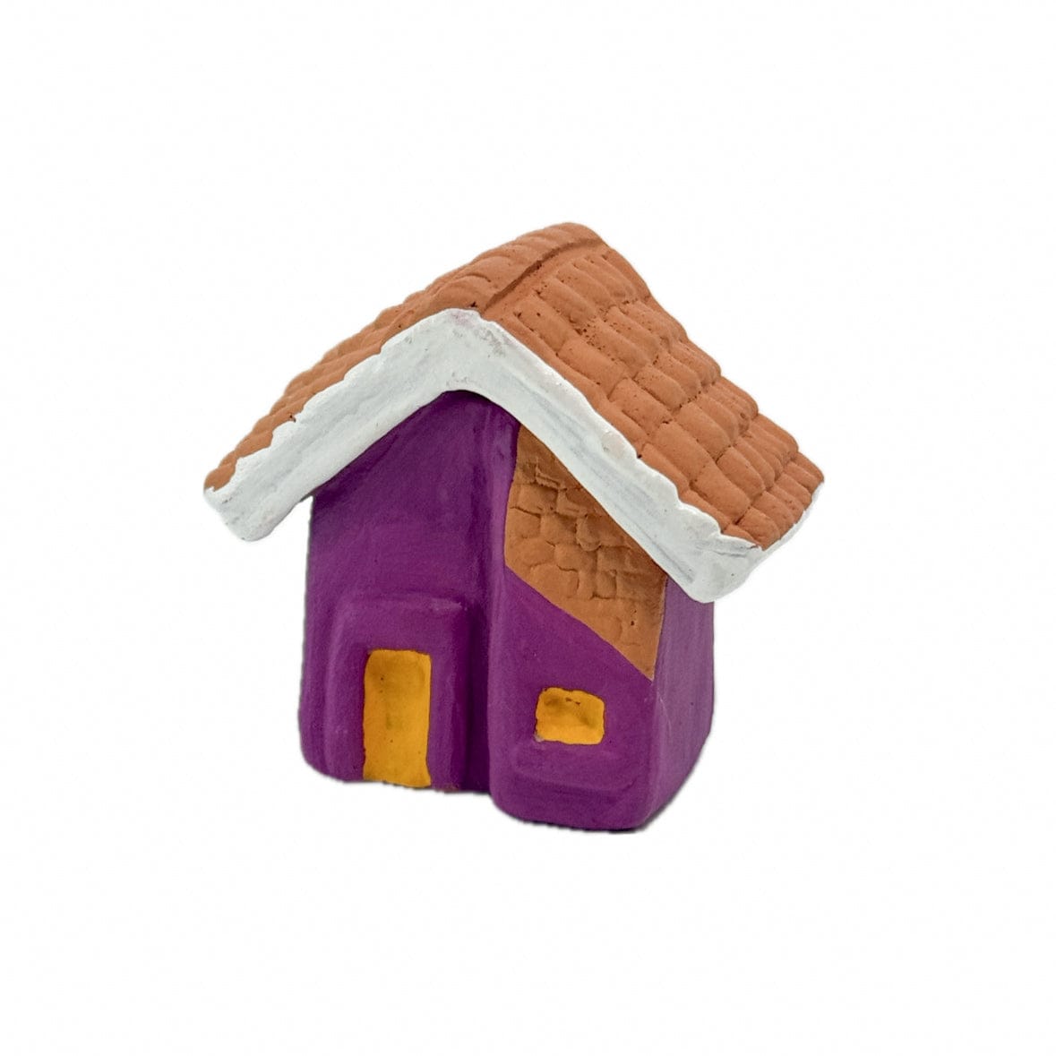 Escultura Miniatura Casinha Roxa 01