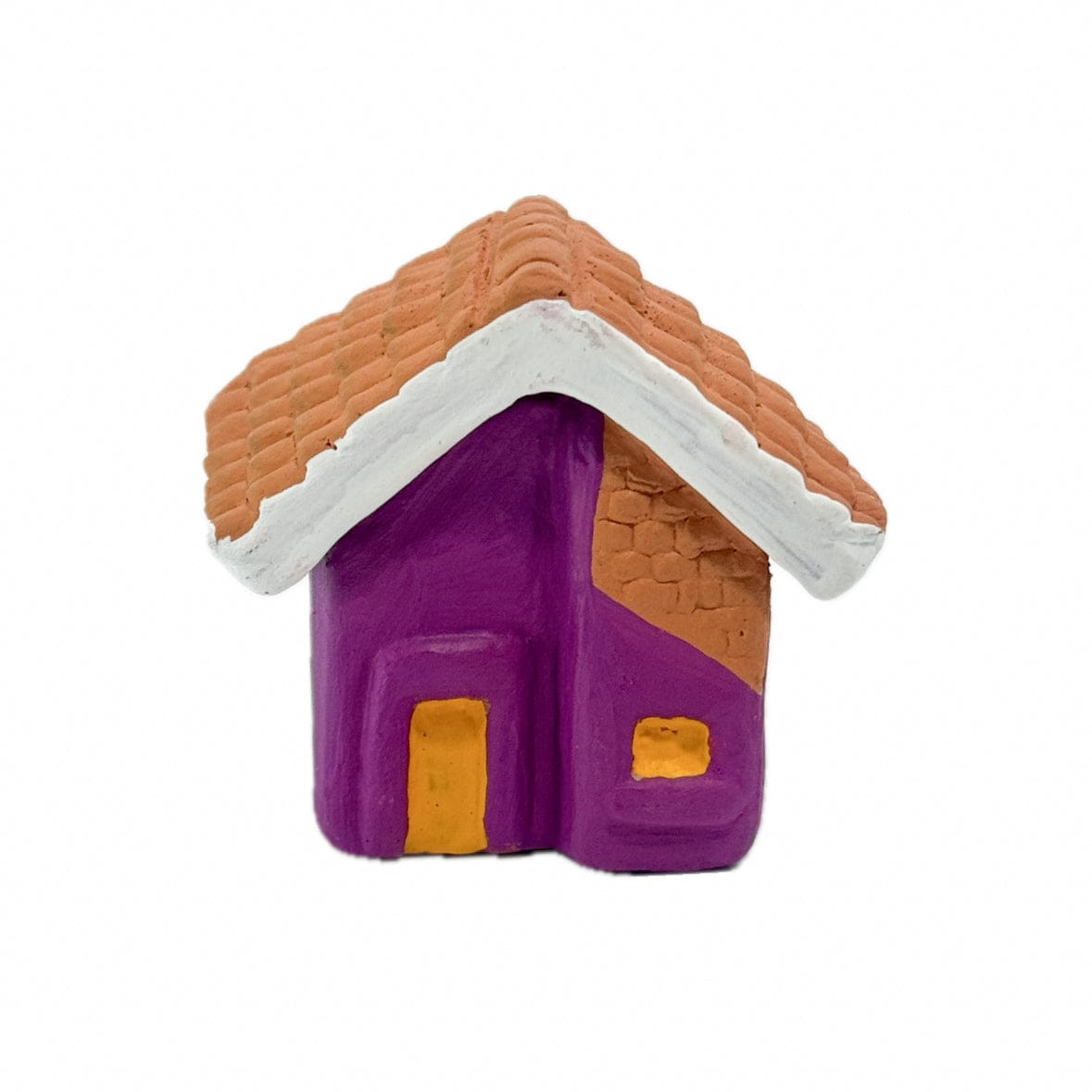 Escultura Miniatura Casinha Roxa 01