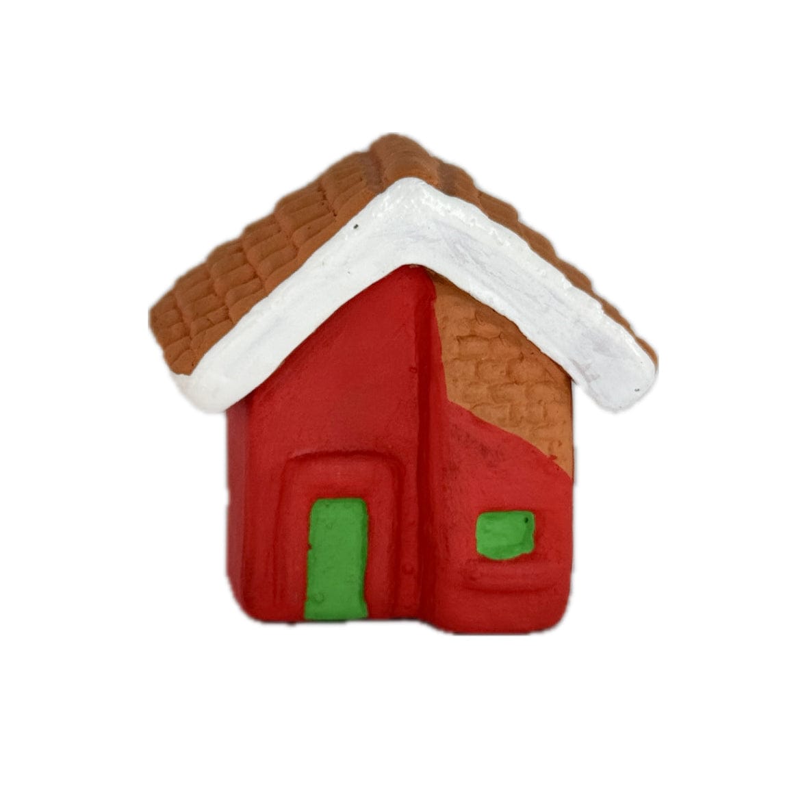 Escultura Miniatura Casinha Vermelha 03