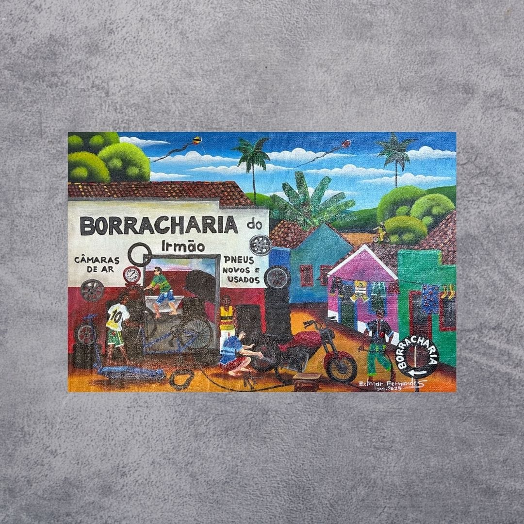 Tela A Borracharia - 30 x 20 cm