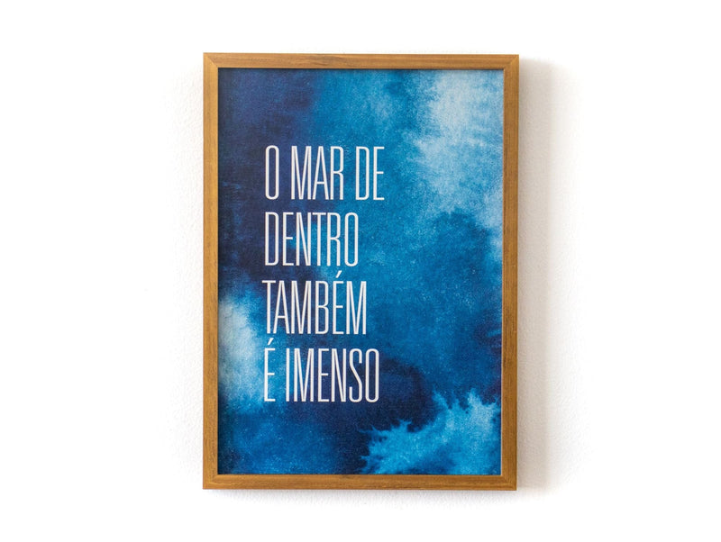 O mar de dentro | Fundo azul