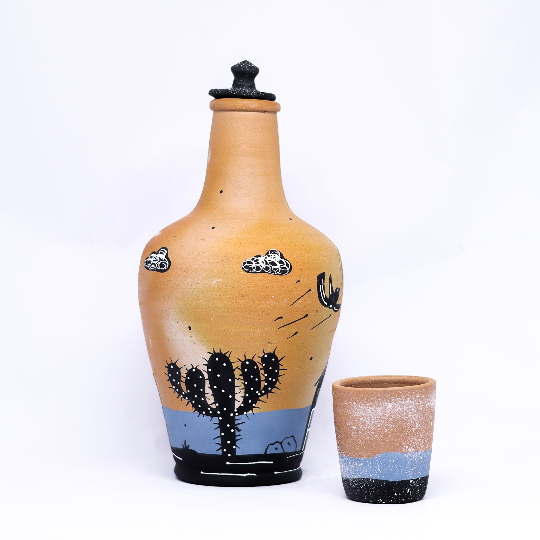 Moringa em Barro com Cinza