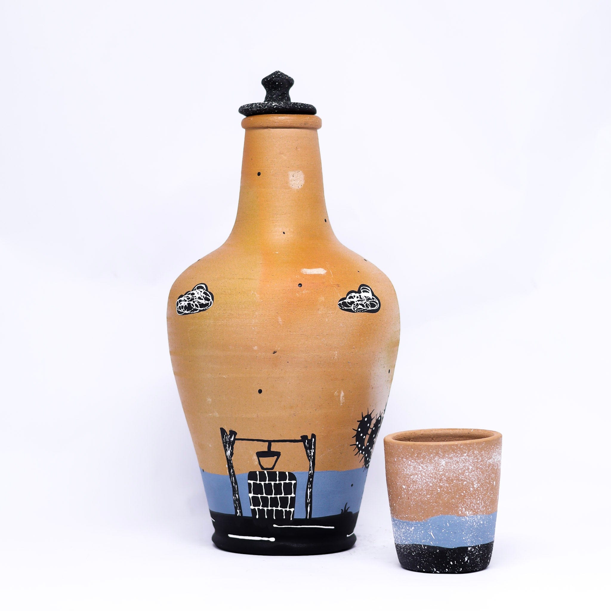 Moringa em Barro com Cinza