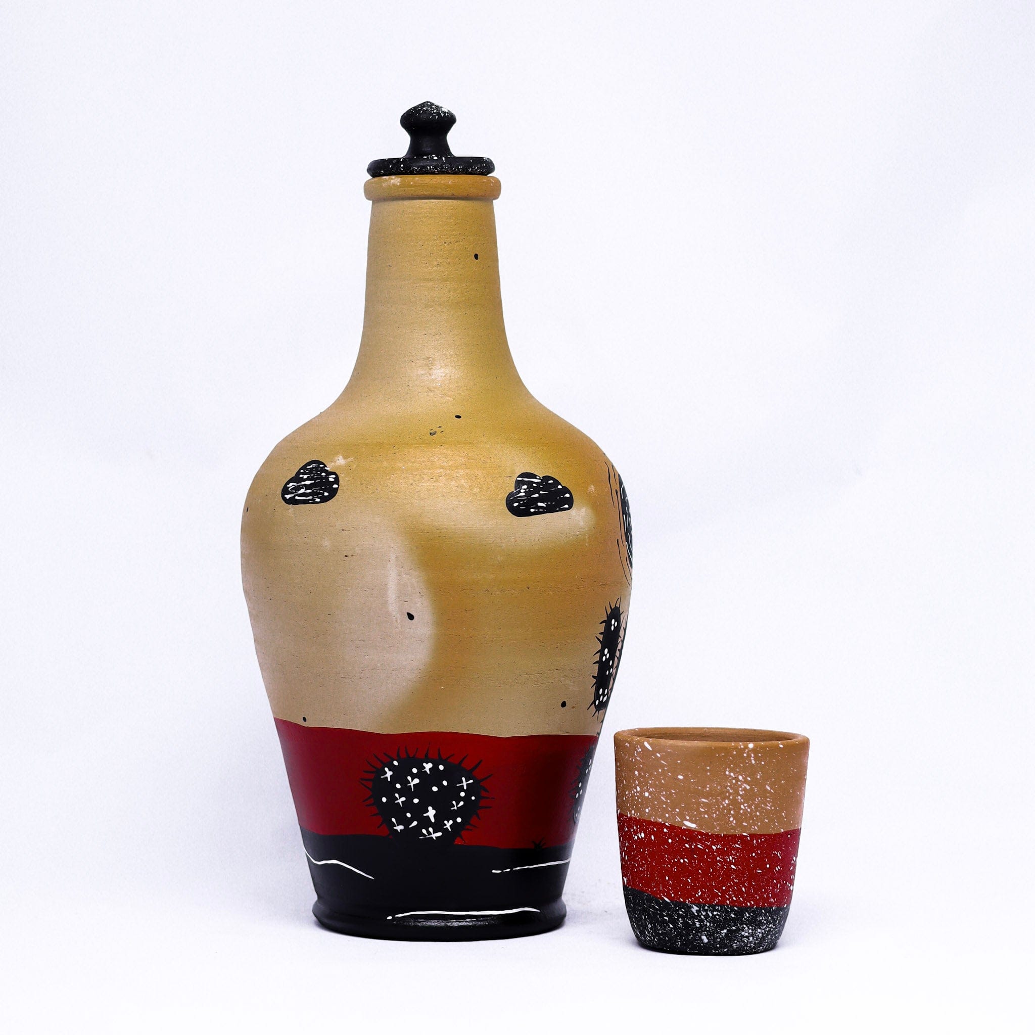 Moringa em Barro com Vermelho