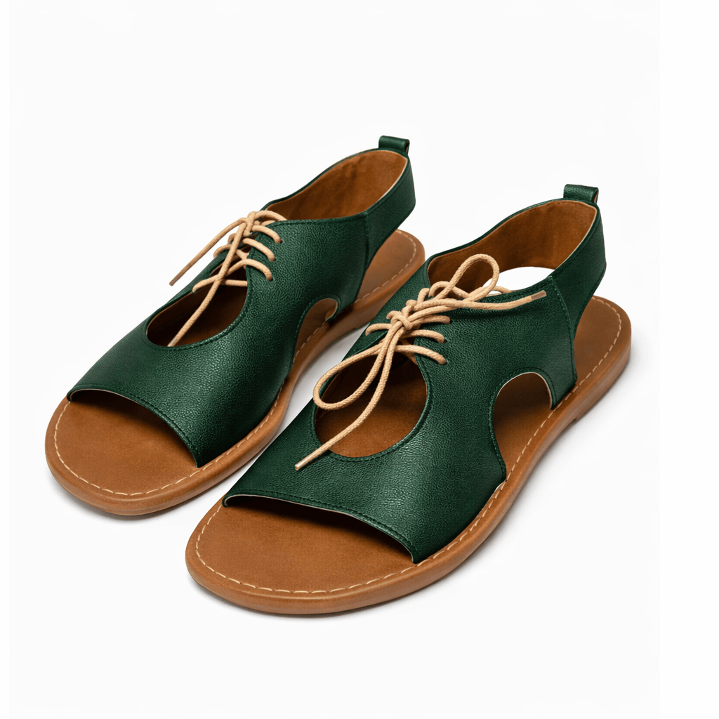 Sandália Rasteira Feminina Vermelho FV C-15