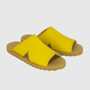 Sandália Rasteira Feminina Amarela FV Vovó