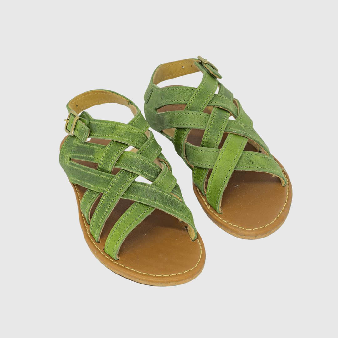 Sandália Rasteira Feminina Verde FV C-1