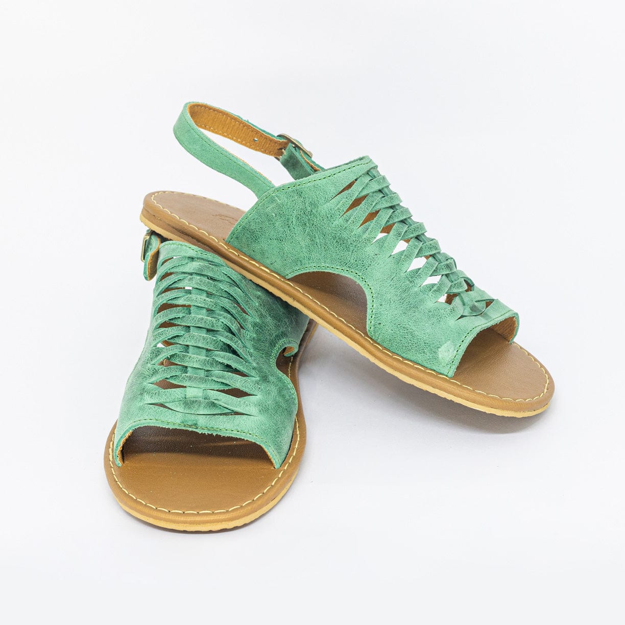 Sandália Rasteira Feminina Verde FV E-11