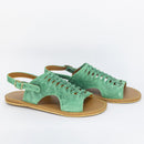 Sandália Rasteira Feminina Verde FV E-11