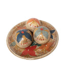 Centro de Mesa com 3 Bolas em Cerâmica