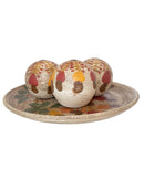 Centro de Mesa com 3 Bolas em Cerâmica