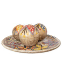 Centro de Mesa com 3 Bolas em Cerâmica