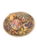 Centro de Mesa com 3 Bolas em Cerâmica