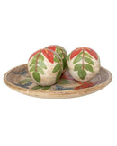 Centro de Mesa com 3 Bolas em Cerâmica