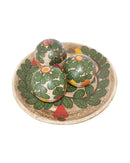 Centro de Mesa com 3 Bolas em Cerâmica