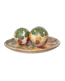 Centro de Mesa com 3 Bolas em Cerâmica