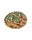 Centro de Mesa com 3 Bolas em Cerâmica