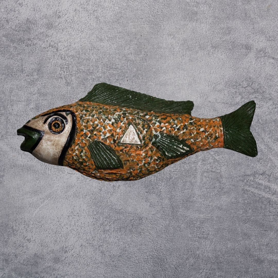 Escultura Peixe de Parede