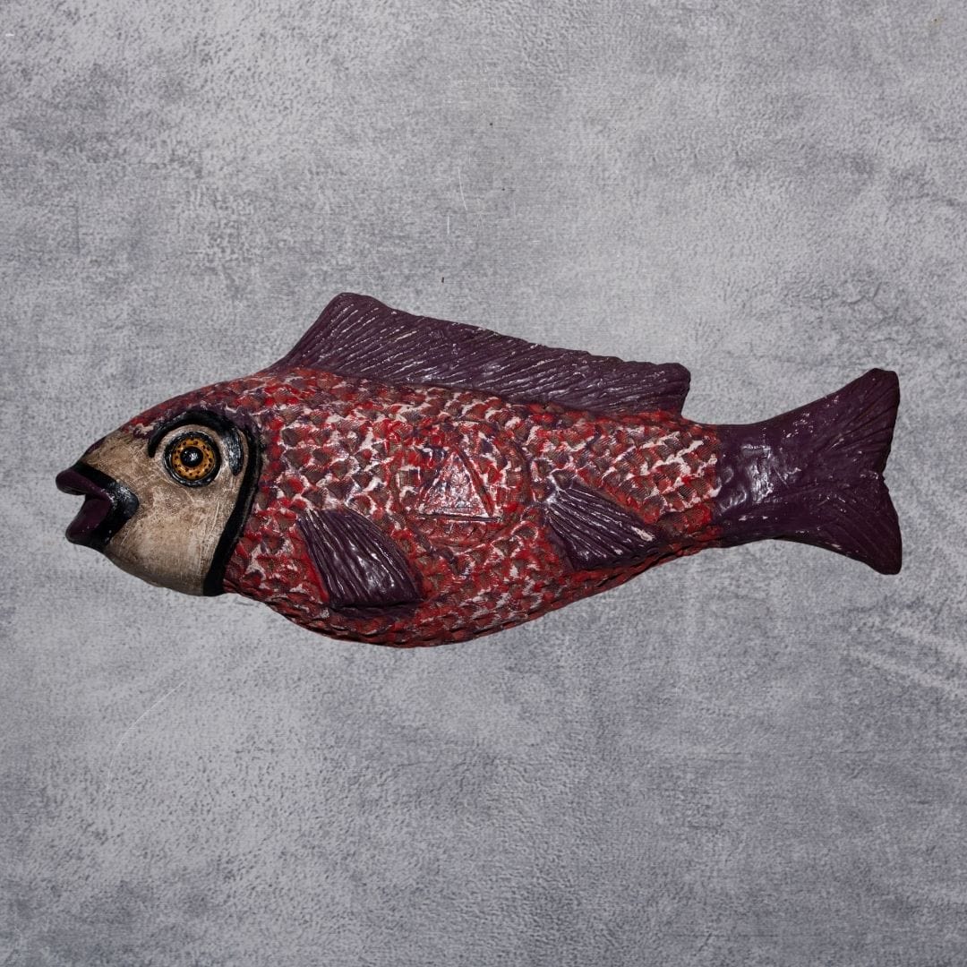 Escultura Peixe de Parede