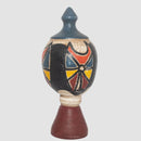 Escultura Pinha em Cerâmica 41 cm