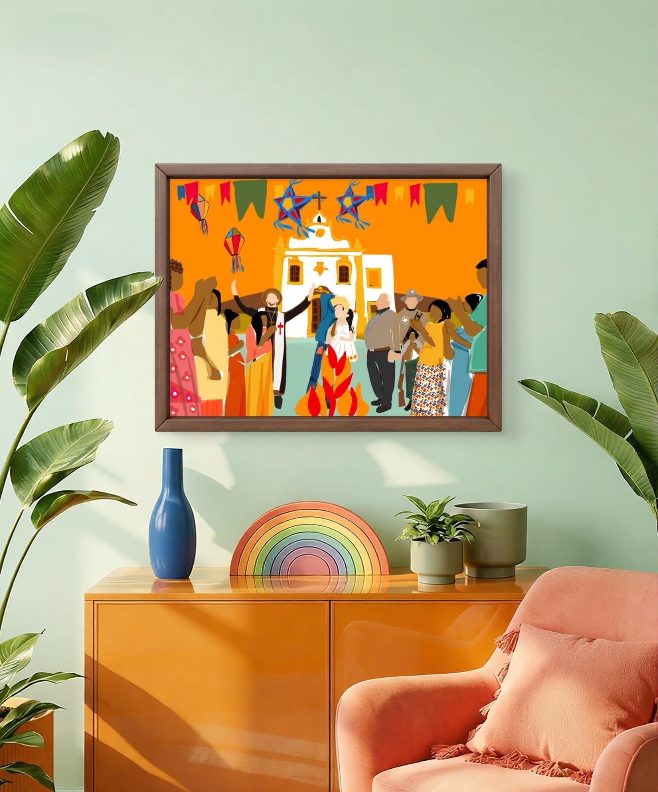 Gravura Casamento Junino